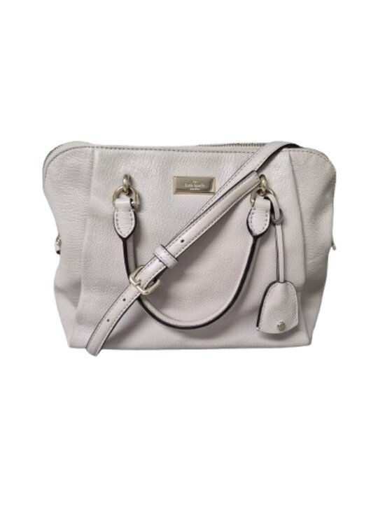 kate spade Handbags - Kate Spade Beige Leather Handbag Purse Crossbody